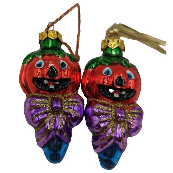 Department 56 Blown Glass Halloween Ornaments Set of 21- No Box read description - Picture 7 of 16
